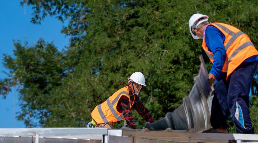 Professional gutter cleaning in Dublin, PA
